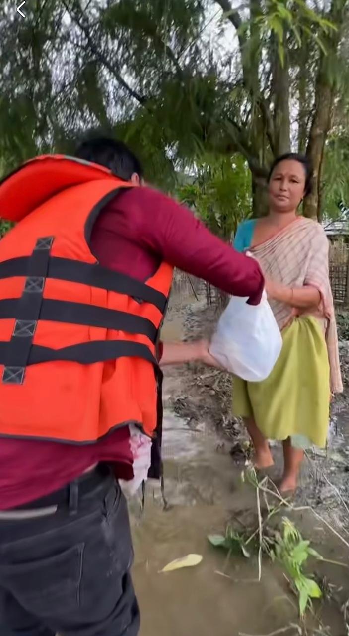 Assam Flood Relief Provided